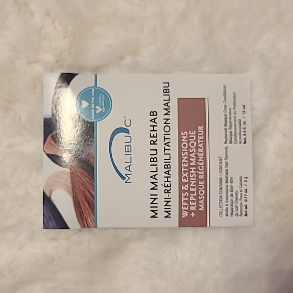 Malibu C Mini Malibu Rehab wefts & extensions Replenish hair Mask